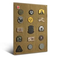 Patchwand als Kletttafel 45x60cm in Schwarz mit...