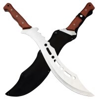 Aladdin Machete 58cm mit Bowieklinge und Holzgriff