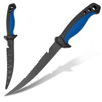 Angelmesser Filetiermesser mit Sägerücken...