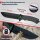 Taktisches Messer mit 11,5 cm Drop-Point Klinge aus 440er - inkl. Feuerstein u. Holster #1