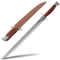 Bajonett 61cm AK 47 Edition mit Scheide, Holz Griff
