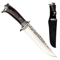 Outdoor Messer mit massiver Bowie Klinge u. schöner...