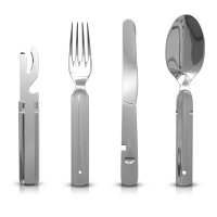 Klassisches Bundeswehr Edelstahl Besteck 4-Teilig