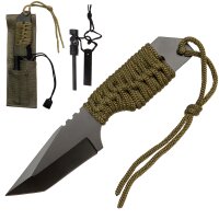 Taktisches Messer 18cm incl. Feuerstein und passendes...
