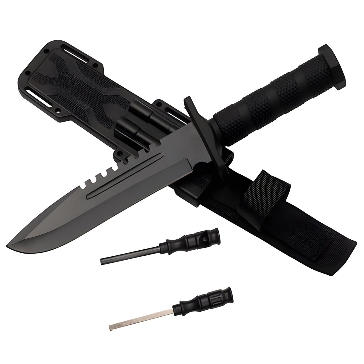 Outdoor Messer mit feststehender Klinge 31cm incl....