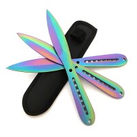 Klassisches Wurfmesser SET 3 Wurfmesser incl. Holster