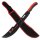 Machete mit rot Schwarzer Klinge Red Eagle Vision 61cm
